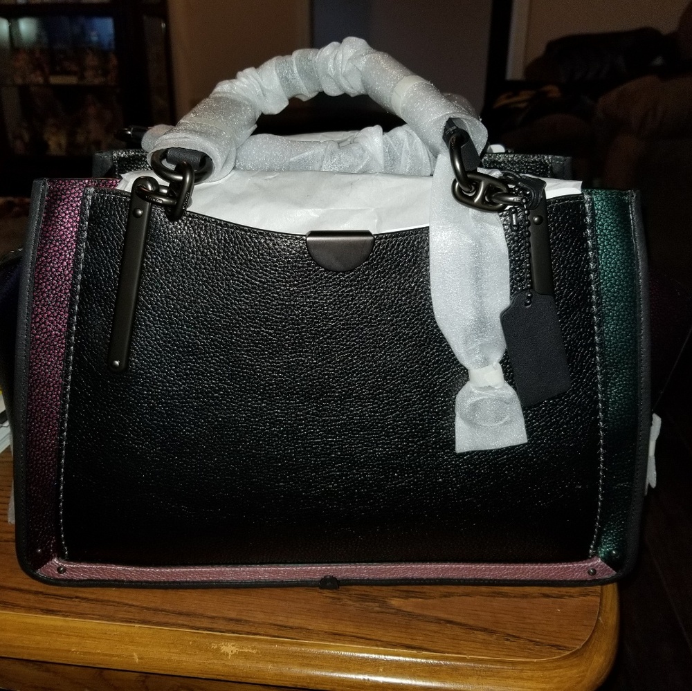 Coach Dreamer 36 purse nwt color block